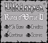 Ultima - Runes of Virtue II (USA)